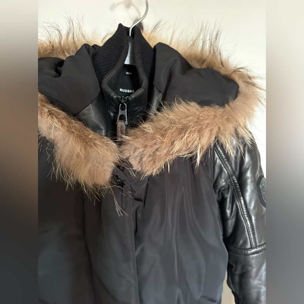 RUDSAK Textured Black Outerwear xsmall - Picture 4 of 12
